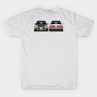 Toyota Sprinter AE86 Hachiroku Initial-D Pixel T-Shirt